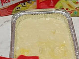 Susu Panggang Keju Topping Buah Segar
