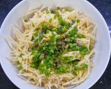 Hình bước làm 1 của món Bánh khoai tây phô mai chiên