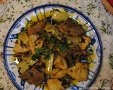 A picture of step 15 of Persian artichoke and celery stew.