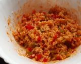 Foto del paso 3 de la receta: Ensalada de arroz con calamares a la americana en conserva