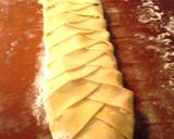 A picture of step 3 of sunshines's cream cheese cherry braid danish.