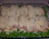 A picture of step 6 of Chicken Cordon Bleu Bake with Mustard Greens.