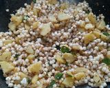 A picture of step 5 of Ratalu sabudana khichadi.