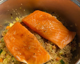 Foto del paso 3 de la receta: Couscous con verduras y salmón, todo en la misma olla