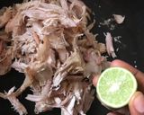 A picture of step 3 of Chicken X beef shawarma.