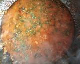 A picture of step 8 of Palak kofta curry.