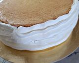 Epres, banános, mascarponés, tejszínes torta recept fázis 11 fotója