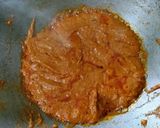 A picture of step 3 of Paneer Butter Masala (no onion, garlic).