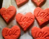 A picture of step 8 of Valentine cookies.