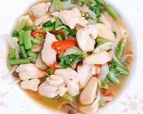 รูปขั้นตอนการทำที่ 6 ของ "ผัดกะเพราไก่ตามใจฉัน"