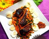 A picture of step 8 of Pan grilled fish with veggie sauce.