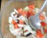 A picture of step 1 of Raw papaya Salsa.