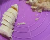 Foto del paso 1 de la receta: Tortita de banana, avena y cacao fitt al microondas