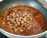 A picture of step 13 of Chana Masala.