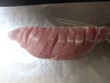 Solomillo de pavo tipo hasselback