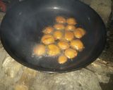 A picture of step 4 of Beans cake (akara).