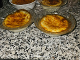 Flanes sabor vainilla y naranja en airfryer