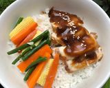 Foto langkah ke 7 dari resep CHICKEN TERIYAKI BOWL ❤️.