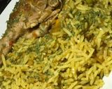 A picture of step 8 of Masala rice.