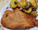 Foto del paso 10 de la receta: Papas fritas a la manteca con champiñones