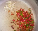 A picture of step 3 of Chilli Chicken with tomato 😋.