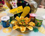 A picture of step 4 of Fresh mango 🥭 salsa with prinkles(chips).