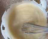 A picture of step 3 of Pistachio cake eggless.