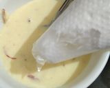 A picture of step 2 of Chocolate Golgappe Stuffed with Motichur and basundi mousse.