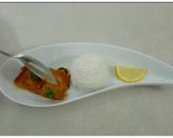A picture of step 13 of Basa fish fillet curry with parsley.
