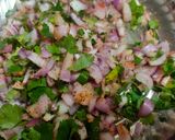 A picture of step 1 of Pyaz paratha.