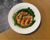 รูปขั้นตอนการทำที่ 7 ของ กุ้งต้ม ผักบุ้งต้ม เมนูเพื่อสุขภาพ
