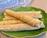 A picture of step 8 of Scallion Egg Pancake Rolls.