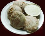 A picture of step 6 of Ragi idlies.