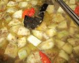 Foto langkah ke 4 dari resep Sayur Lodeh Terong, Buncis, dan Daun Pepaya Tanpa Santan.