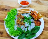 Hình bước làm 5 của món Bánh cuốn tráng chảo