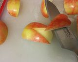 A picture of step 5 of Apple Bunnies.