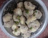 कुरकुरे पकोड़े नाचनी आटा के साथ रेसिपी चरण 2 फोटो