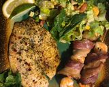 A picture of step 3 of Perfect Seasoned Tilapia for salad or veggie wraps.