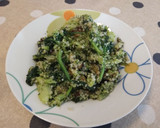 Foto del paso 4 de la receta: Cuscús con brócoli, espinacas y berenjena