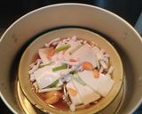 Foto langkah ke 5 dari resep Tahu kukus jamur shimeji putih.