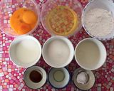 A picture of step 1 of Egg Cake.