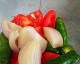 A picture of step 8 of Beef paya.