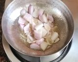 A picture of step 1 of Matar paneer.