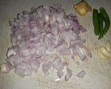A picture of step 3 of Paneer cheesy parcel.