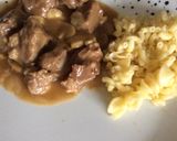 Une image de l'étape 6 de Sauté de veau aux champignons.