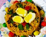 A picture of step 4 of Vegetables egg Pulao.