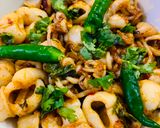 বাটার গার্লিক স্ক্যুইড (butter garlic squid recipe in Bengali) রেসিপির ধাপ 5 ছবি