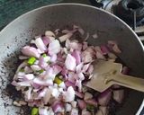 A picture of step 1 of Rangeen stuff pooran poli.