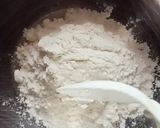 A picture of step 2 of Mango fritters.