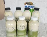 Foto langkah ke 5 dari resep Creamy Matcha Sago Puding Sedot.